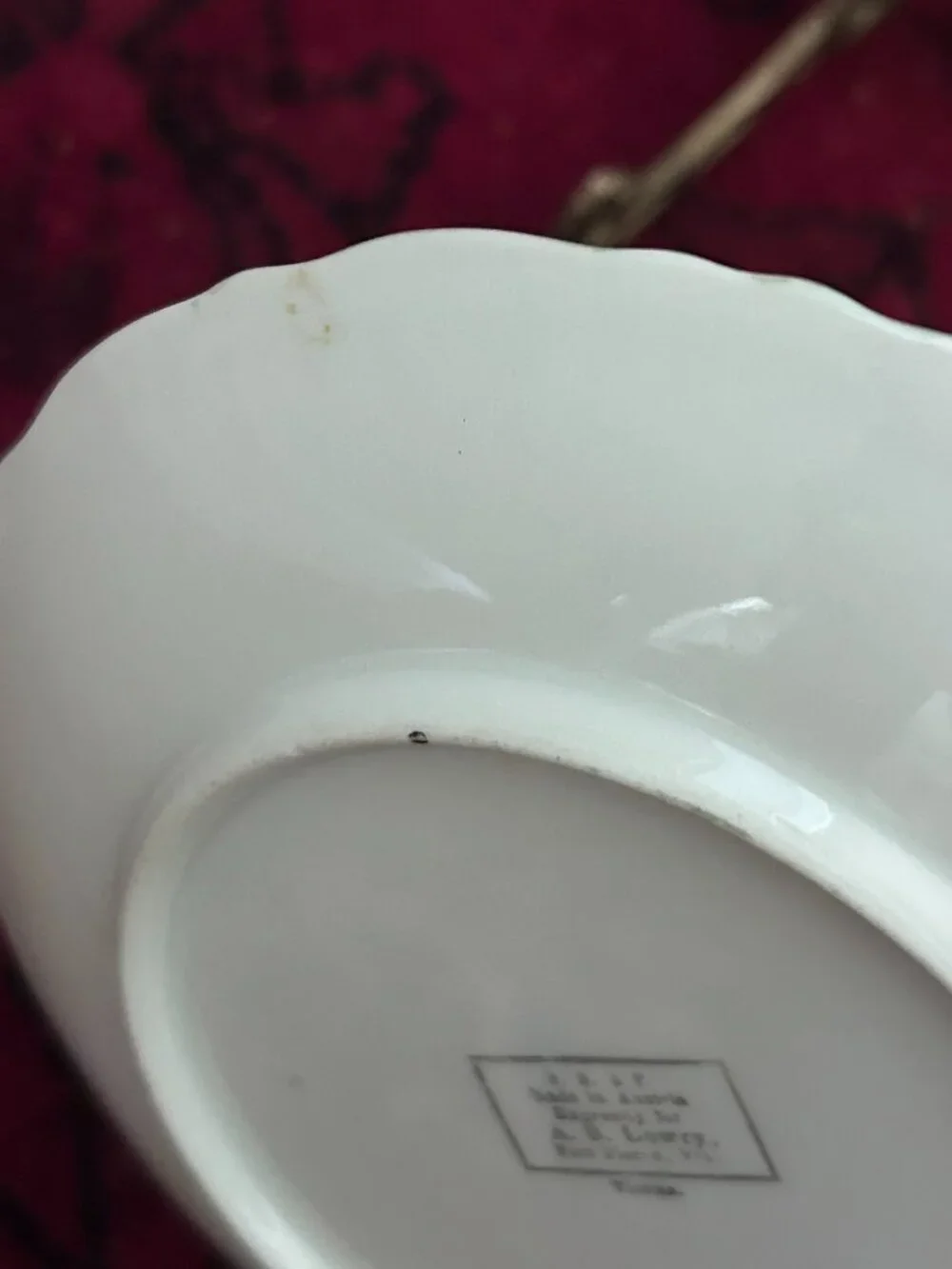 Antique B.B. & F Vienna Austria Floral Porcelain 6